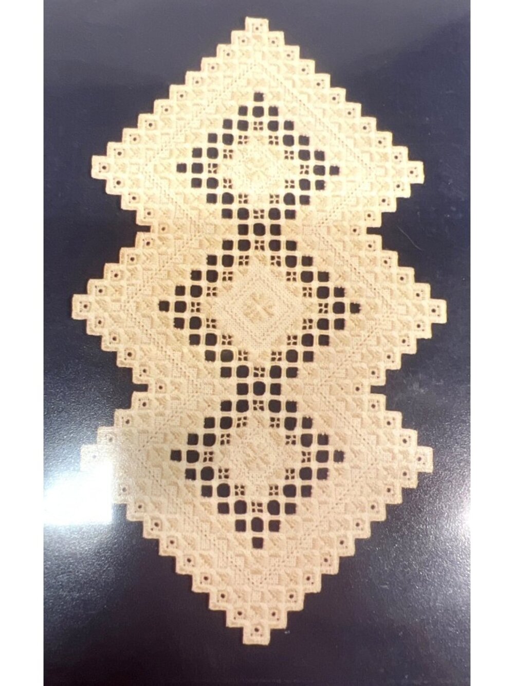 Frans Diamonds Hardanger Embroidery Pattern By Satin Stitches Donna M. Olson